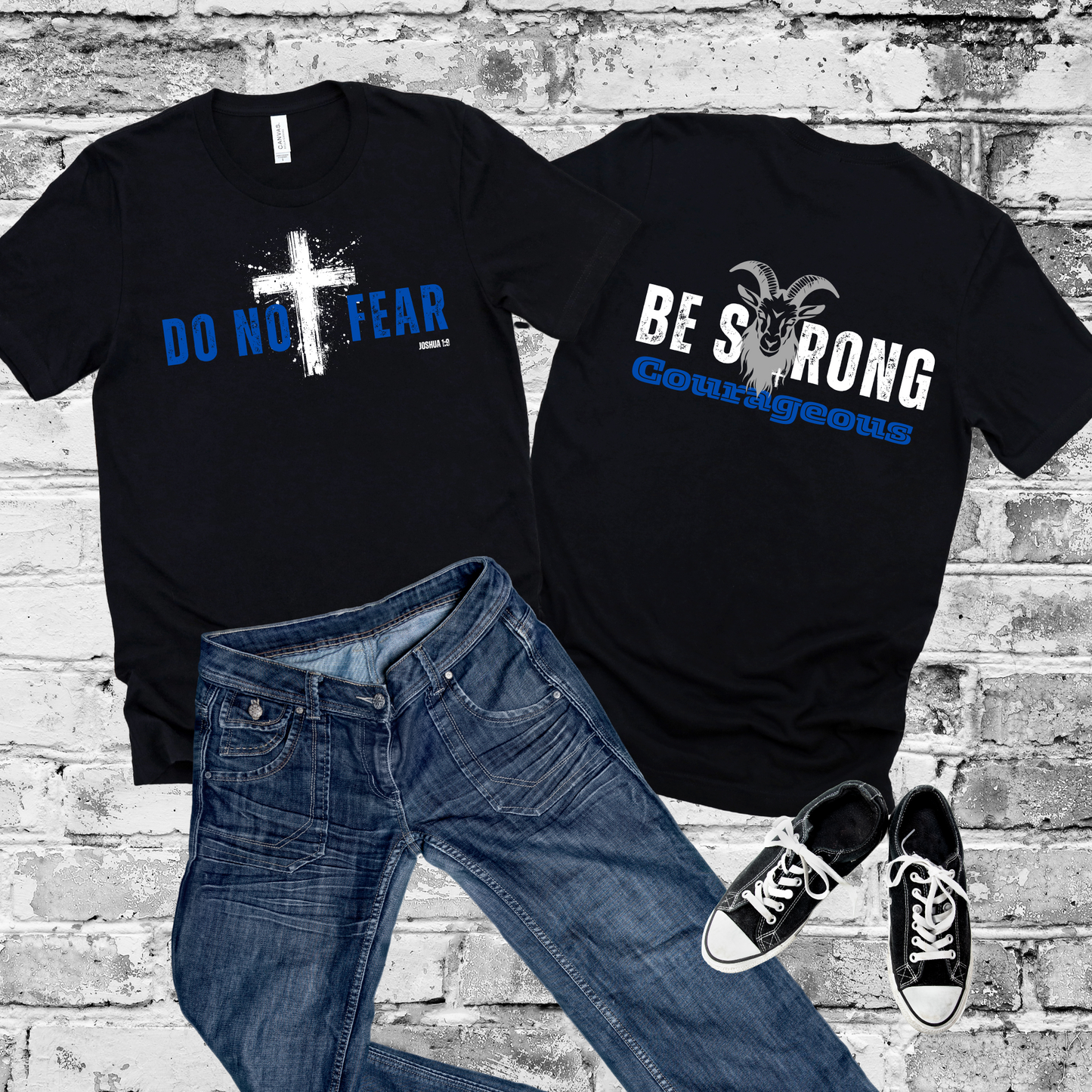 Do Not Fear (Blue) - Short Sleeve - Religious
