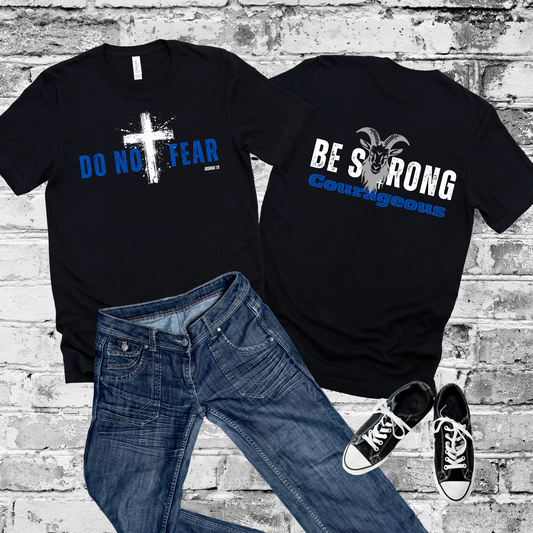 Do Not Fear (Blue) - Short Sleeve - Religious