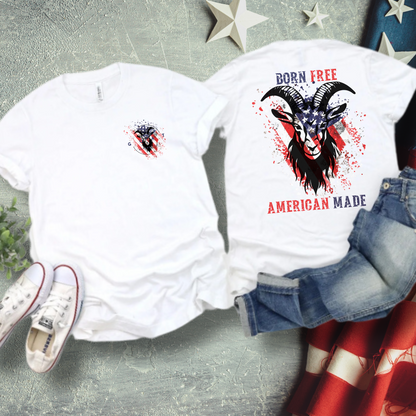 Born Free American Made Short Sleeve T-Shirt