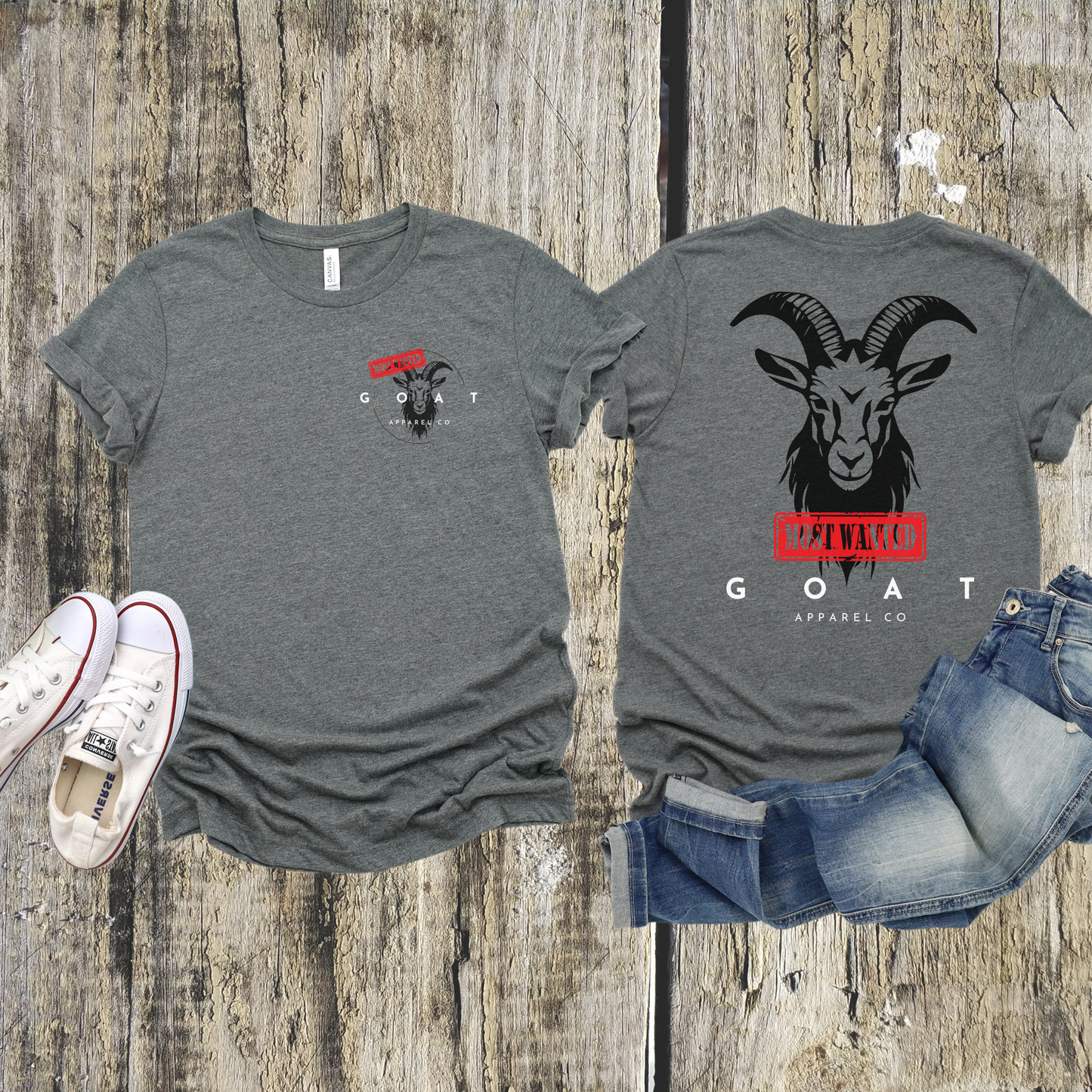 Most Wanted GOAT Apparel Short Sleeve T-Shirt